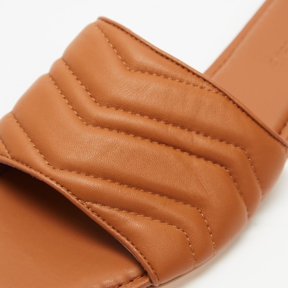 ATMOS&HERE Genuine Leather Sandals Slides - Picture 4 of 9